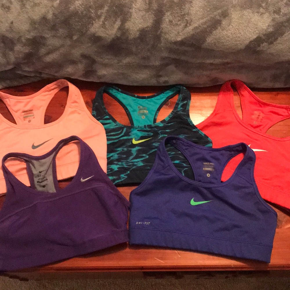 Nike sports bras - size small
